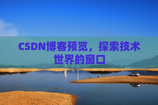 CSDN博客预览，探索技术世界的窗口